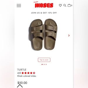 Freedom Moses slip on sandals